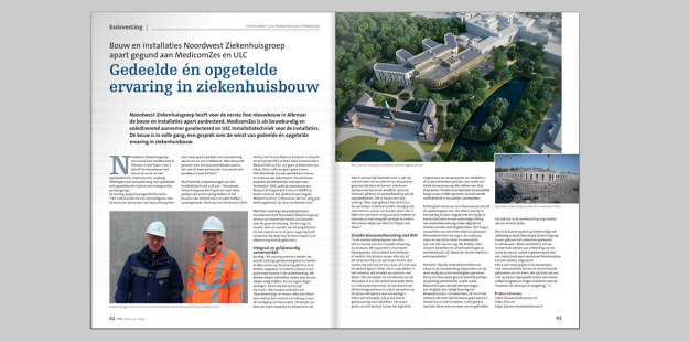 MedicomZes en ULC Installatietechniek in vakblad FMT Gezondheidszorg
