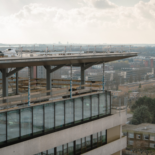 Dakopbouw Slotervaart Centrum voor Zorg Amsterdam