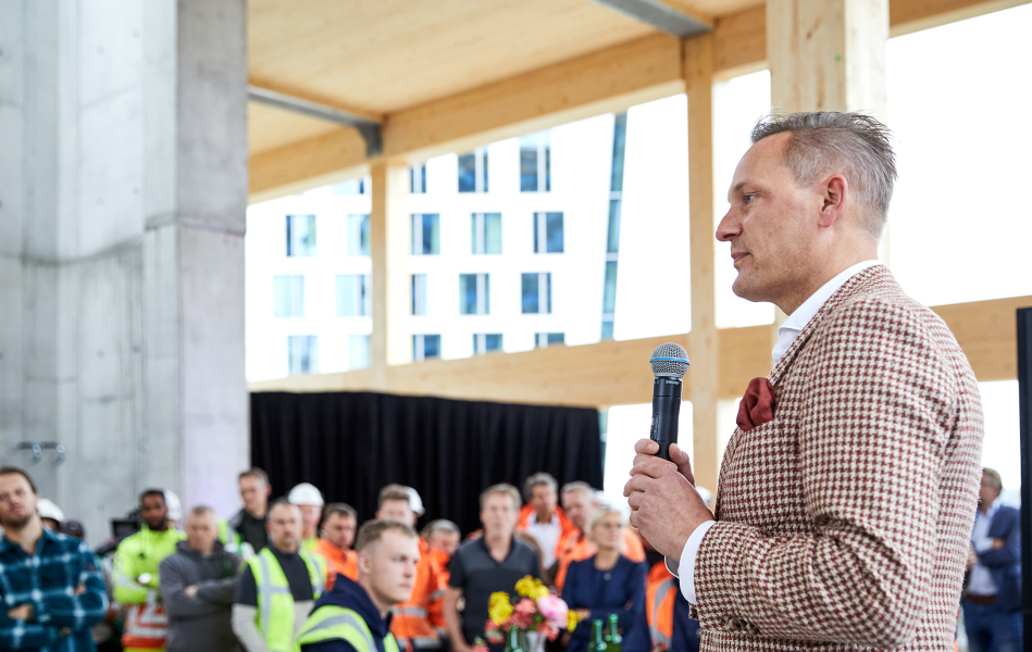 Viering hoogste punt The CubeHouse
