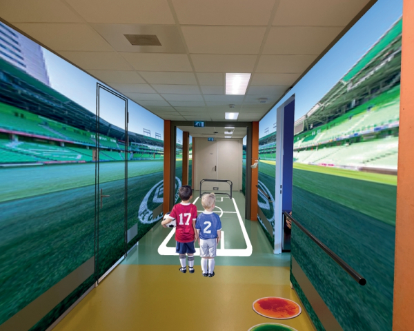 Impressie gang Beweegafdeling Kinderen